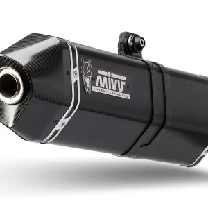 Spedito Oggi TERMINALE MIVV DELTA RACE INOX NERO KTM SUPER DUKE 1290 2014-2019-