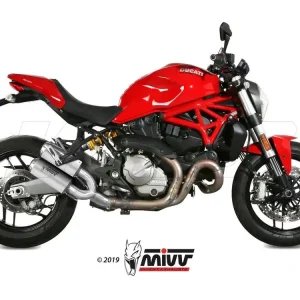 COPPIA TERMINALI MIVV MK3 ACCIAIO INOX DUCATI MONSTER 821 2018-2019- Promozione