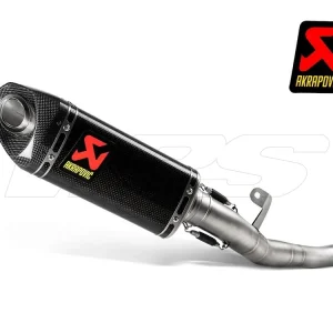 TERMINALE SCARICO RACING AKRAPOVIC TRIUMPH STREET TRIPLE 765/S/R/RS 2017-2019- Reso Gratuito