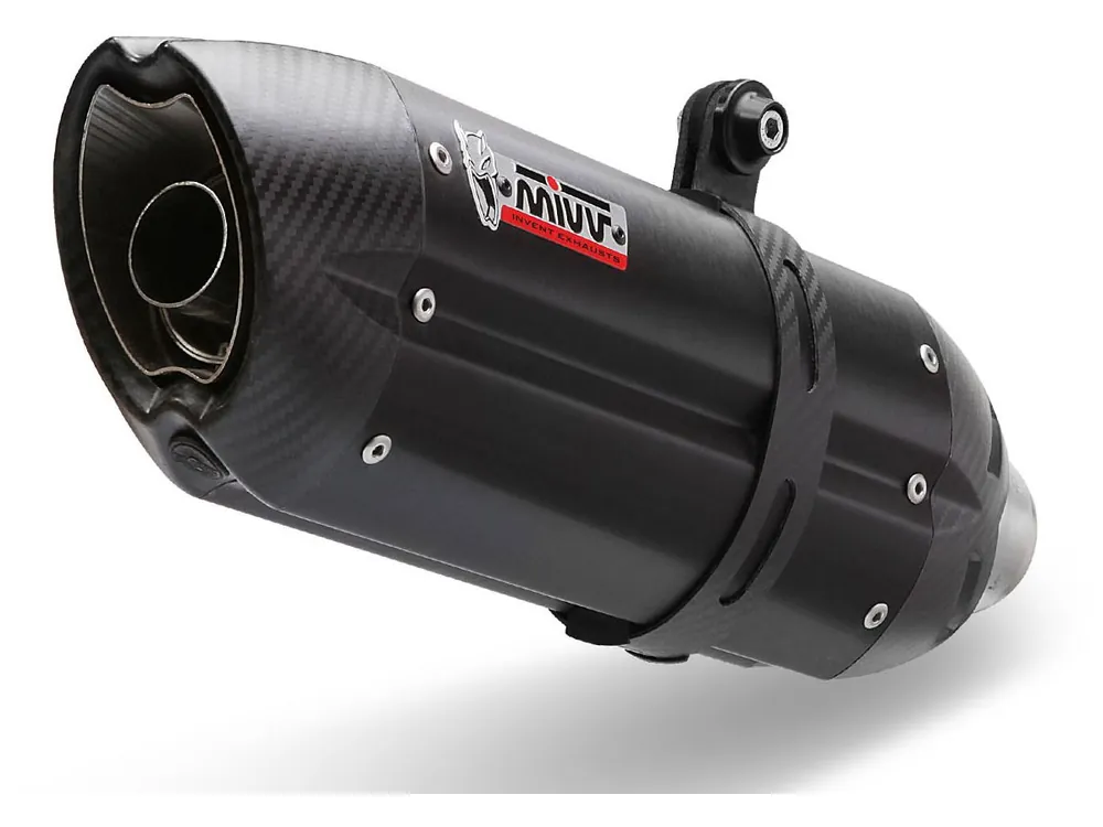 Professionale TERMINALE MIVV SPORT SUONO INOX NERO BENELLI LEONCINO 500 2017-2019-