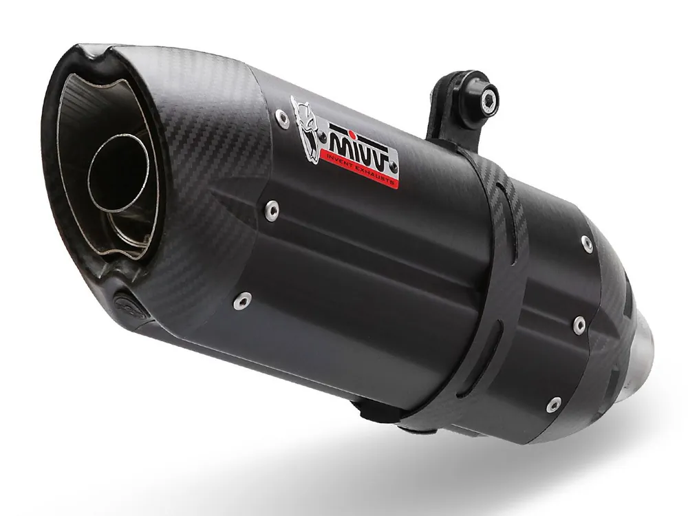 S.048.L9 TERMINALE MIVV SUONO INOX NERO SUZUKI GSX-S 750 2017-2018- Novità