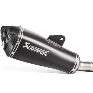 TERMINALE SCARICO SLIP ON AKRAPOVIC TITANIO NERO BMW R 1200 R 2017-2018- Soddisfatti O Rimborsati