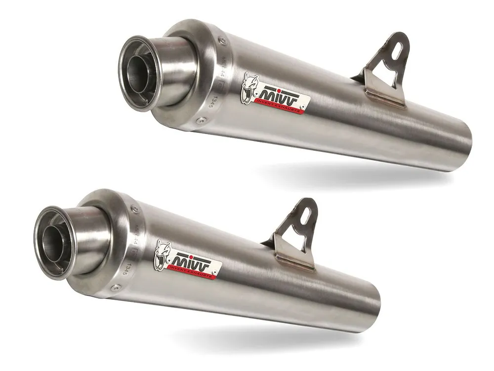 Spedito Oggi TERMINALI MIVV XCONE INOX DUCATI MONSTER S4RS 2006-2008-