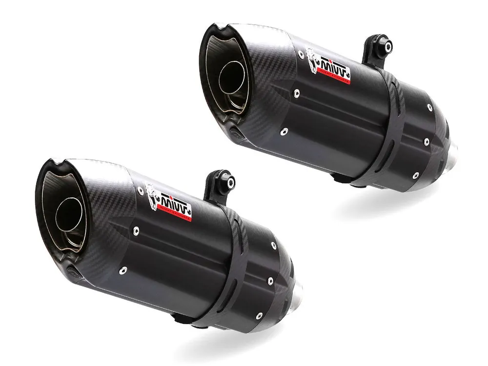 TERMINALI MIVV SUONO ACCIAIO NERO DUCATI 1098 2007-2011- Promo Stagionale