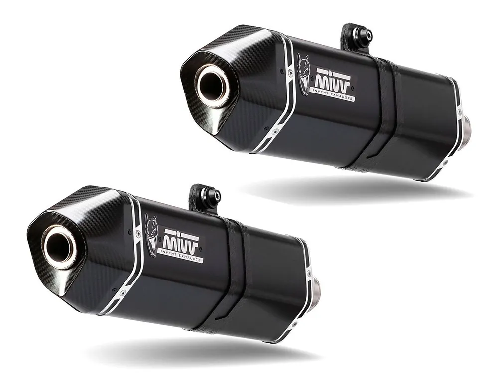 TERMINALI MIVV SPEED EDGE ACCIAIO NERO TRIUMPH SPEED TRIPLE 2011-2015- Più Venduto