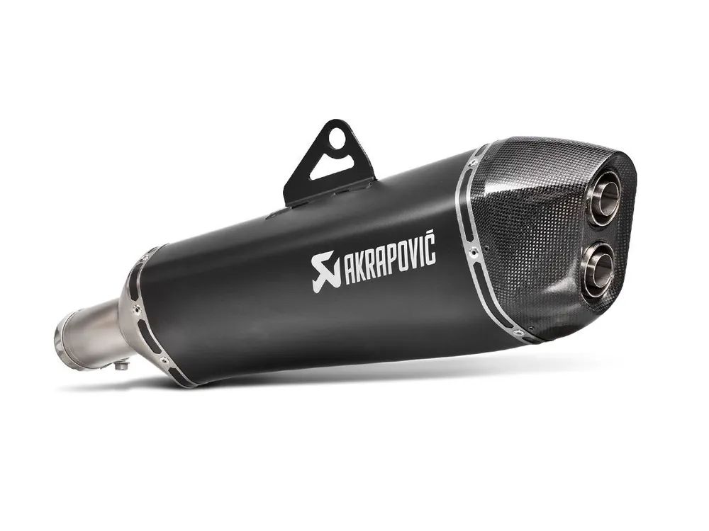 Solo Oggi TERMINALE SLIP ON AKRAPOVIC TITANIO NERO BMW F 700 GS 2017-