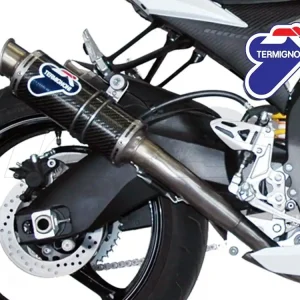 COPPIA TERMINALI INOX CARBONIO TERMIGNONI SUZUKI GSX-R 1000 2007-2008 OMOLOGATI- Ultimissimo Modello