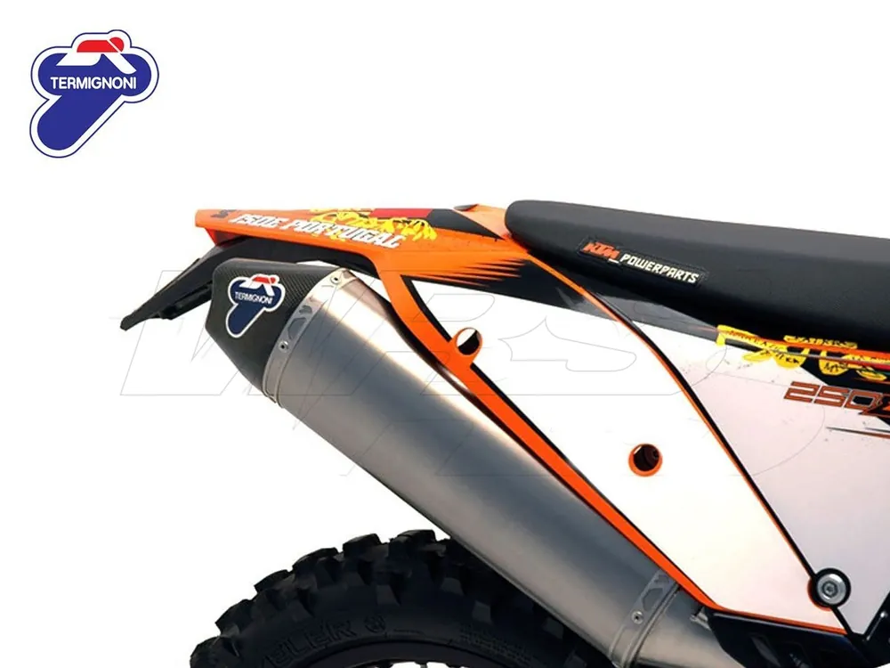 Spedizione Espresso TERMINALE TERMIGNONI TITANIO CARBONIO KTM 250 EXC-F 2012-2013-