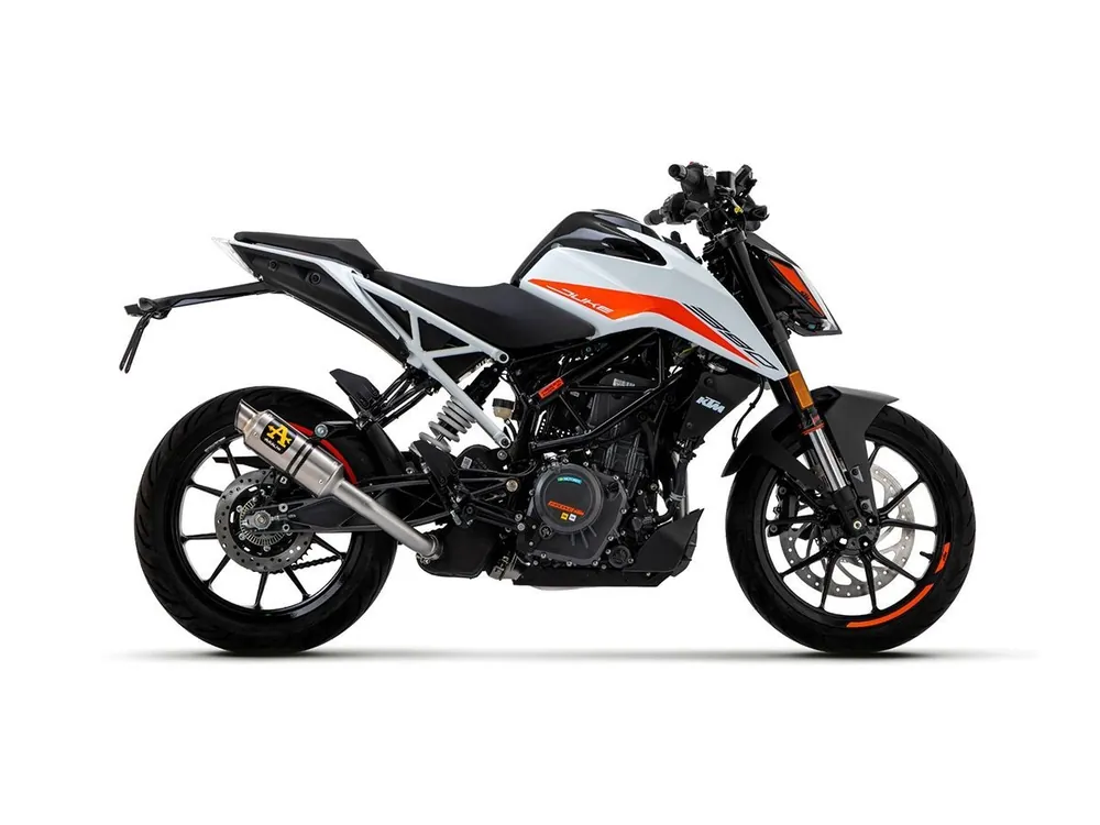 Prezzo Basso TERMINALE GP2 ACCIAIO DARK ARROW KTM DUKE 390 2021-2023-