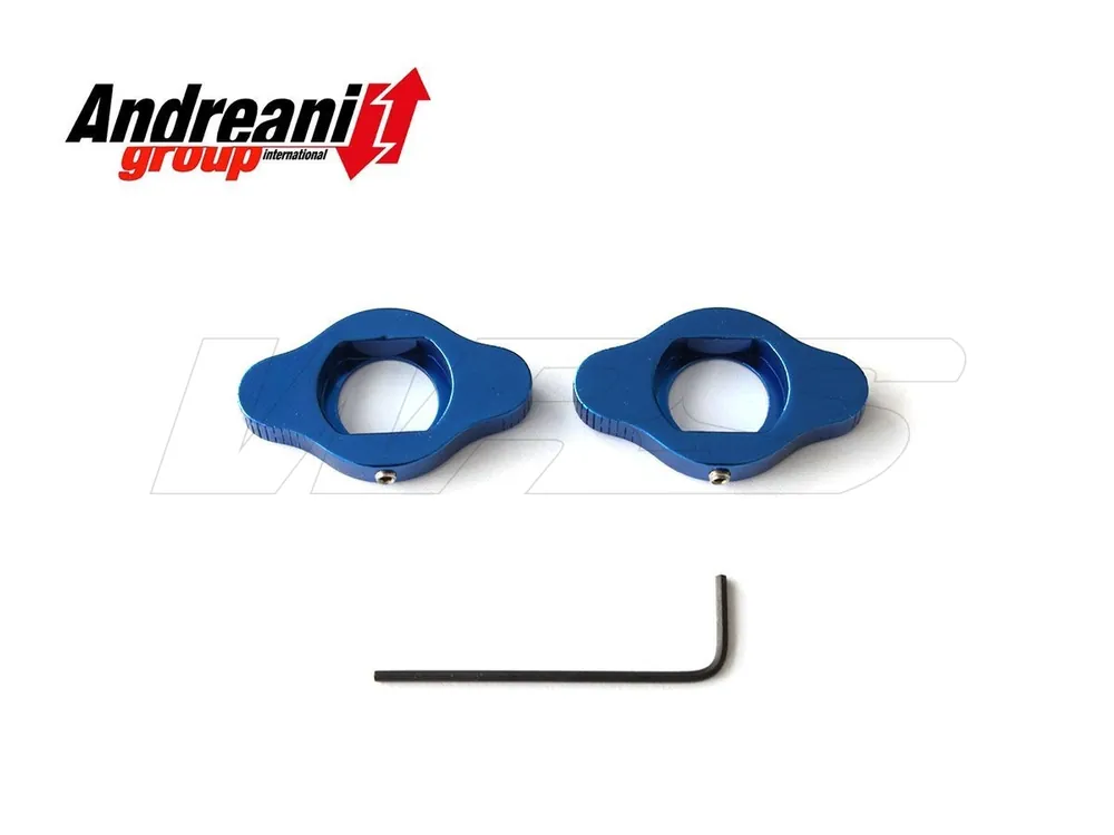 Super Prezzo COPPIA TAPPI REGOLAZIONE PRECARICO GHIERE FORCELLA FRESATA 14MM-