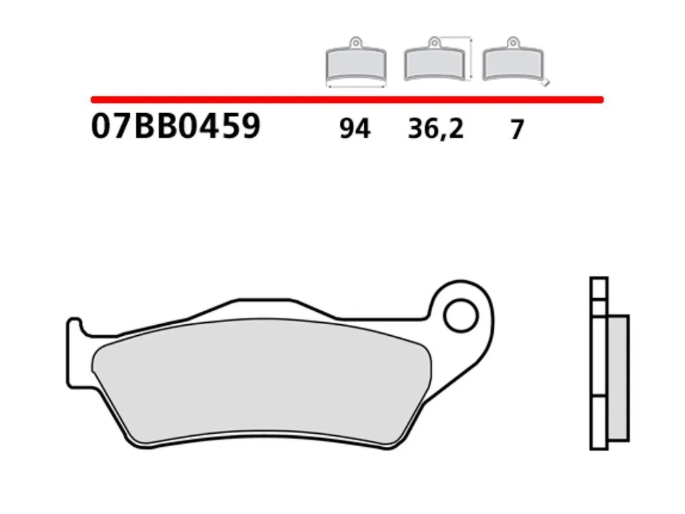Nuova Collezione SET PASTIGLIE FRENO POSTERIORE BREMBO DUCATI MULTISTRADA S PIKES PEAK 1200 2015-2019-