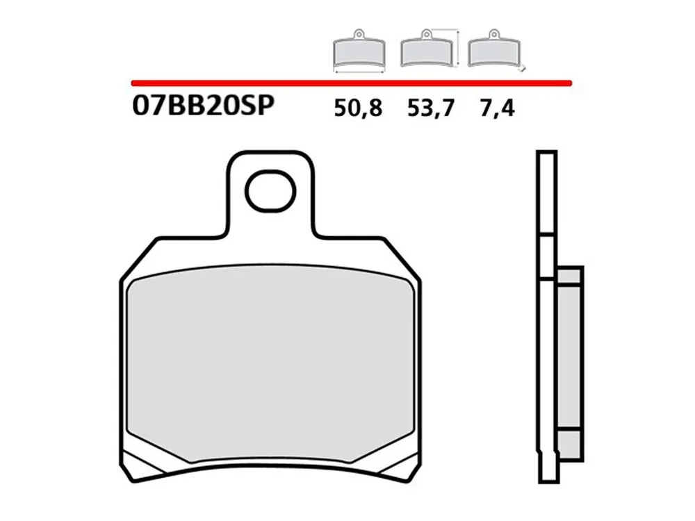 Ultime Pezzi SET PASTIGLIE FRENO POSTERIORE BREMBO BENELLI 500 LEONCINO 2017-