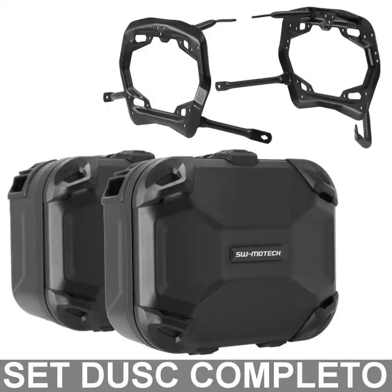 Set valigie laterali Dusc 33/33 con telai SW-Motech per Yamaha Tracer 9/GT dal 2025- Sconto