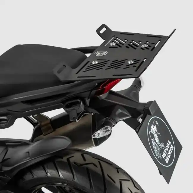 Consegna Rapida Estensione in alluminio Hepco & Becker per portapacchi su Ducati Multistrada V2/S dal 2025-