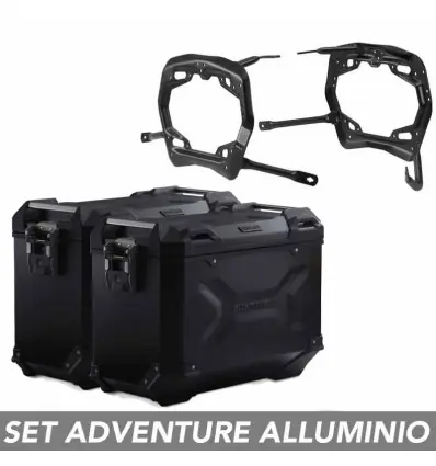 Offerta Limitata Kit valigie SW-Motech Trax Adv alluminio nero 45 lt per Honda NC 750X dal 2021-