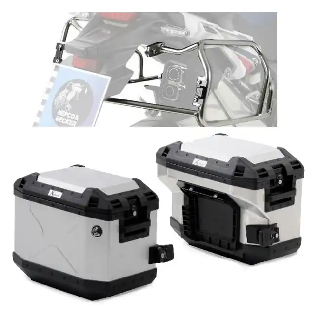 Set completo telai laterali e valige argento Hepco & Becker Cutout per Ducati Multistrada V4 dal 2025- Offerta
