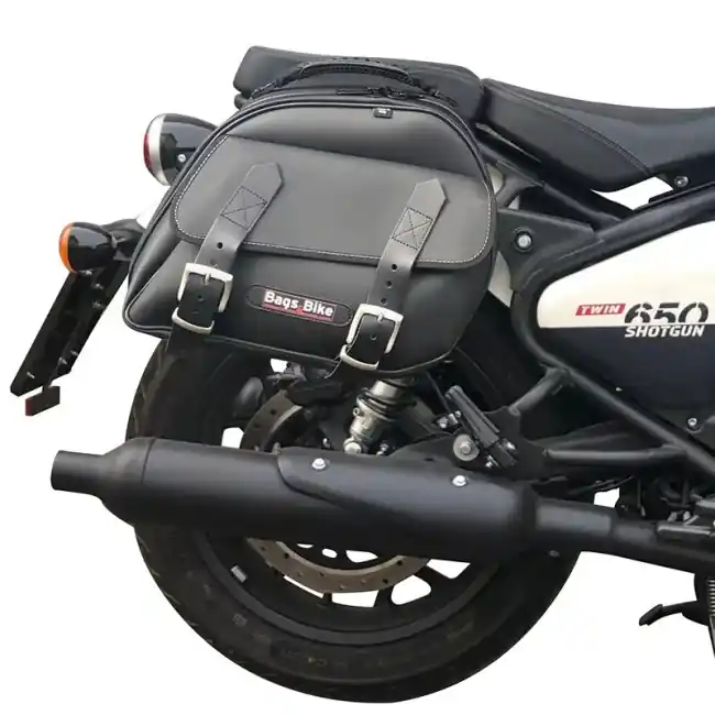 Scelto Dai Clienti Borse laterali Bags & Bike Explorer per Royal Enfield Shotgun 650-