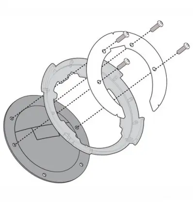 Flangia serbatoio Givi per borse con sistema Tanklock per CF Moto- Nuovo Arrivo