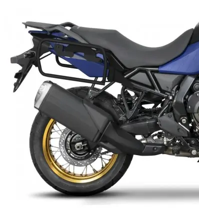 Esclusivo Portavaligie laterale Shad 4P per valigie compatibili su Suzuki V-Strom 800 DE-