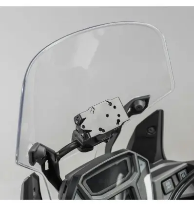 Professionale Staffa SW-Motech per GPS su Aprilia e CF Moto-