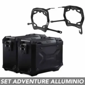 Promozione Kit valigie SW-Motech Trax Adv alluminio 37 per Moto Morini X-Cape 650-