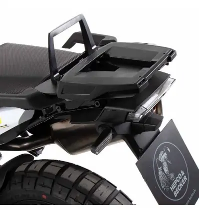 Portapacchi nero Hepco & Becker Alu Rack per Husqvarna Norden 901- Non Perdere