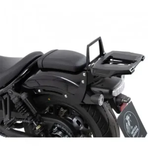 Spedito Oggi Portapacchi nero Hepco & Becker Alu Rack per Honda CMX 1100 Rebel 21-24-