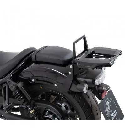 Spedito Oggi Portapacchi nero Hepco & Becker Alu Rack per Honda CMX 1100 Rebel 21-24-