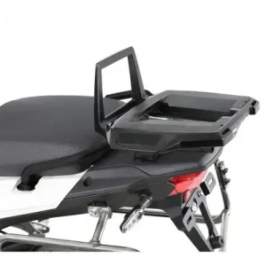 Ultime Pezzi Portapacchi nero Hepco & Becker Alu Rack per Benelli TRK 502-