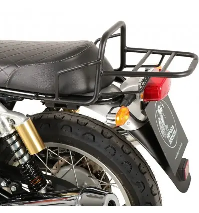Portapacchi Hepco & Becker Tube Rack nero per Royal Enfield Interceptor e Continental 650 T- Nuova Collezione