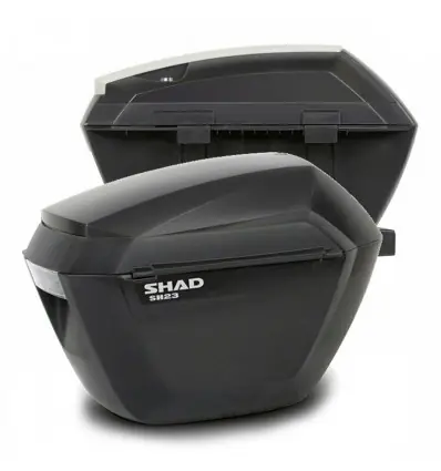 Compra Adesso Valigie laterali Shad SH23 attacco 3P nere-