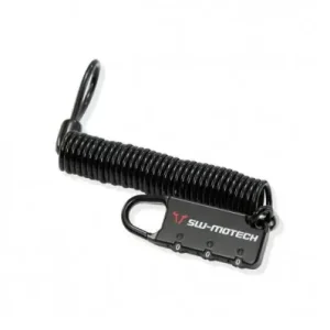 Offerta Lampo Mini cavo a spirale SW-Motech con lucchetto per borse moto-