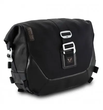 Compra Online Borsa laterale SW-Motech Legend Gear LC1 da 9,8 lt in tessuto e pelle nera-Destro