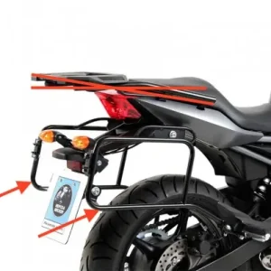 Promozione Coppia telai laterali neri Hepco & Becker Lock It per Yamaha XJ6 e XJ6 Diversion 13-15-
