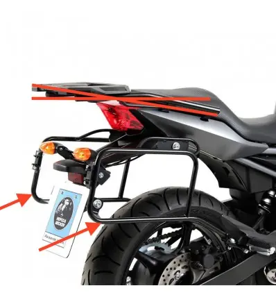 Promozione Coppia telai laterali neri Hepco & Becker Lock It per Yamaha XJ6 e XJ6 Diversion 13-15-