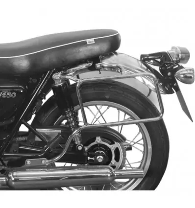Occasione Imperdibile Telai laterali neri Hepco & Becker per Kawasaki W650 e W800-