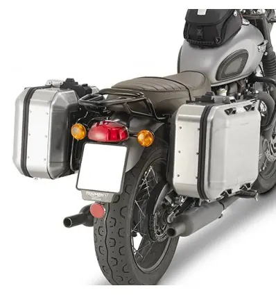 Must-Have Portavaligie laterale Givi PL6410 per Triumph Bonneville T100 e T120-