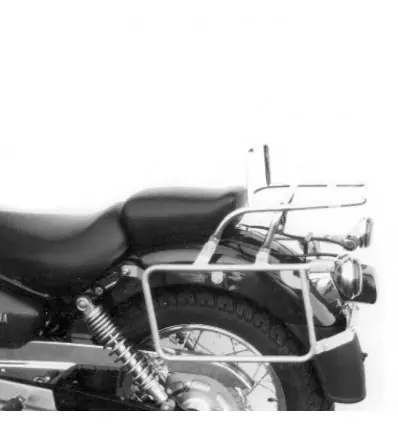Portapacchi e telai laterali Hepco & Becker cromati per Yamaha XV 125/250 Virago- Esclusivo