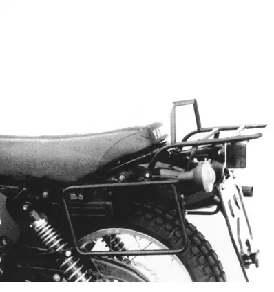 Portapacchi e telai laterali Hepco & Becker neri per Yamaha XT500 fino al 1985- Di Tendenza