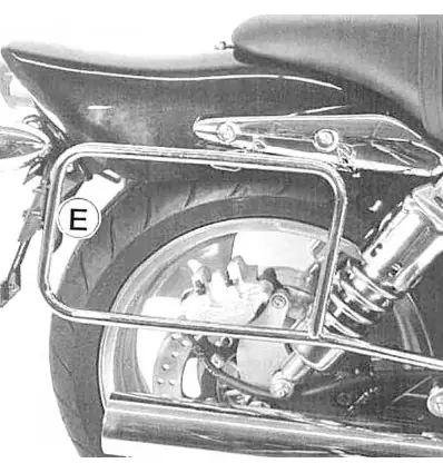 Telai laterali cromati Hepco & Becker per Suzuki M1600 Intruder e VZ 1600 marauder- Ordina Subito