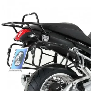 Coppia telai laterali neri Hepco & Becker Lock It per BMW R1200R 11-14- Prezzo Scontato