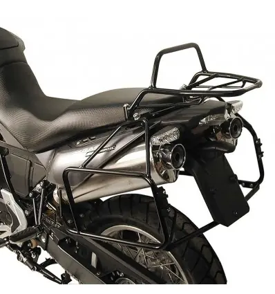 Consegna Rapida Portapacchi Hepco & Becker Rear Rack nero per Aprilia Pegaso 650 Strada 05-09-