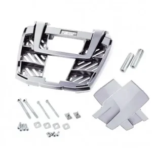 Portapacchi argento Hepco & Becker Easy Rack per Yamaha FZ6 Fazer 07-09- Spedito Oggi