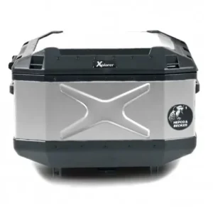 Baule top case Hepco & Becker Xplorer 45 litri argento- Nuova Collezione