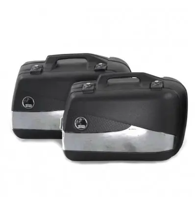 Offerta Del Giorno Valigie laterali Hepco & Becker Junior 40 litri Flash silver-