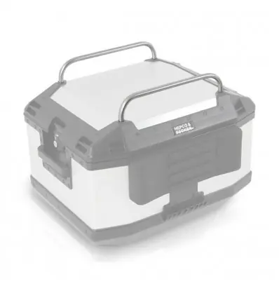 Promo Stagionale Coppia di rails Hepco & Becker per top case Xplorer argento-