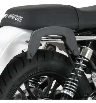 Promozione Esclusiva Telai laterali Hepco & Becker C-Bow system per Moto Guzzi V7 cafe Classic neri-
