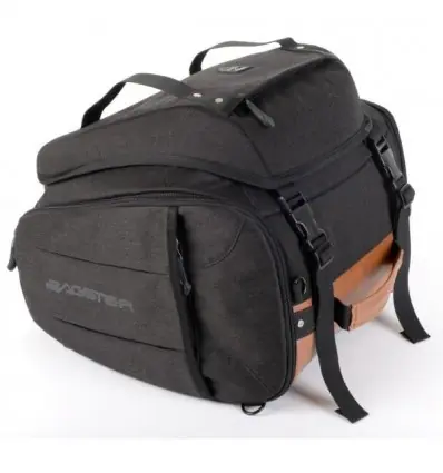 Economico Borsa da sella Bagster Neo Vintage Mustang nera e marrone-