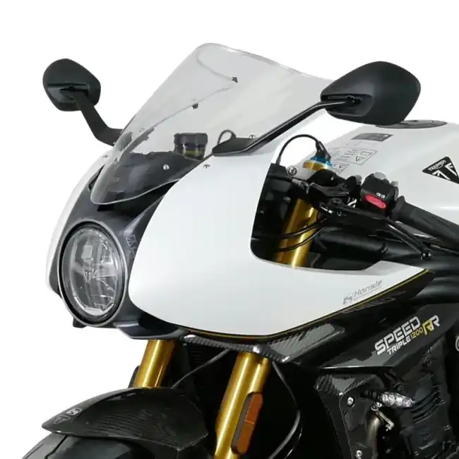 Economico Cupolino MRA Racing R per Triumph Speed Triple 1200 RR dal 2022 trasparente-