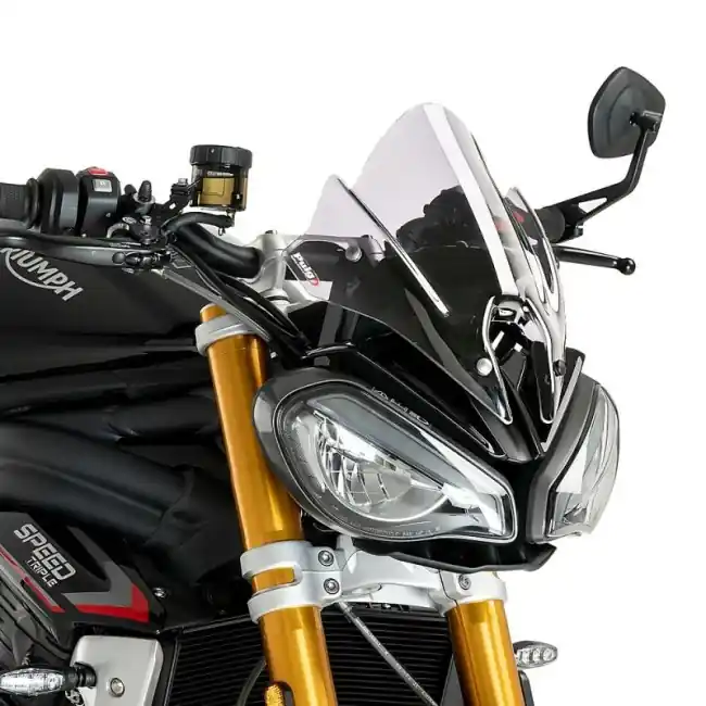 Consegna Rapida Cupolino Puig Naked per Triumph Speed Triple 1200 RS trasparente-